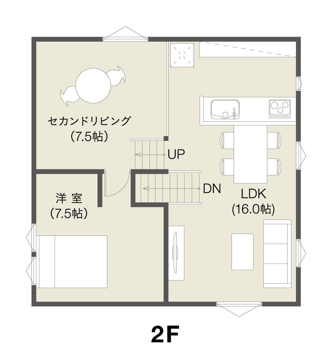 2階間取り図