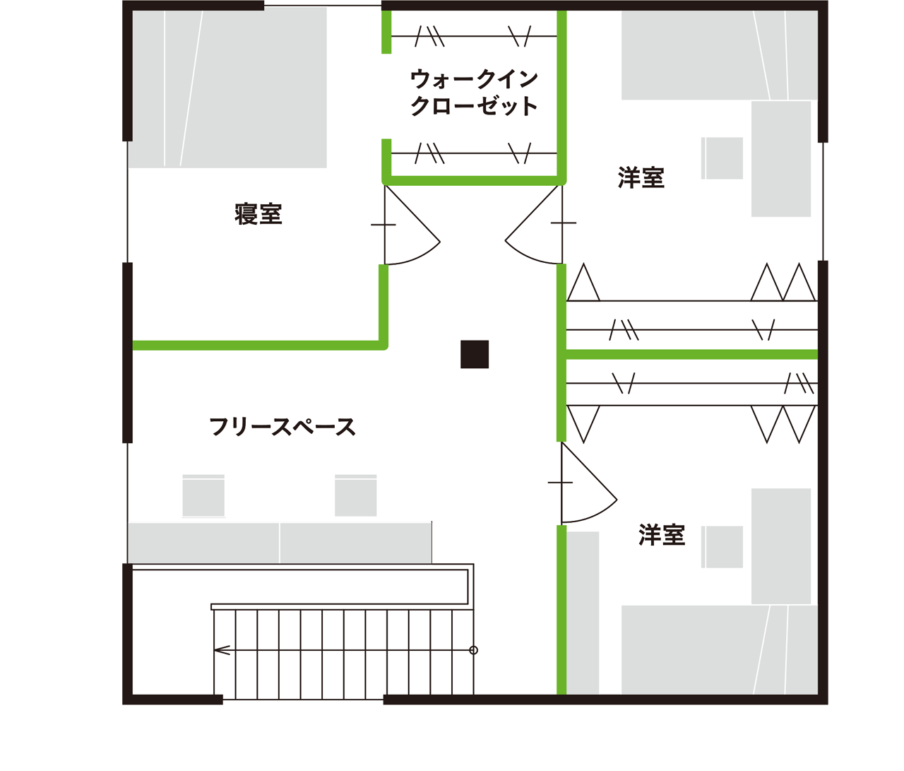 2階間取り図