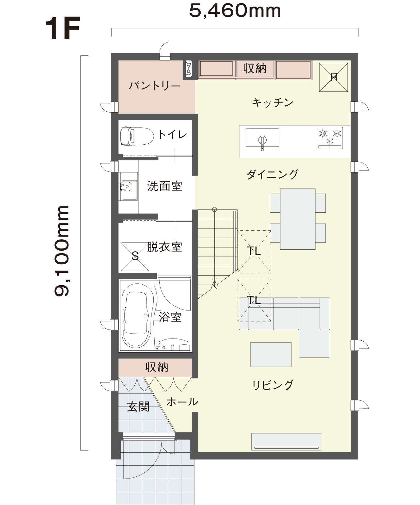 1階間取り図
