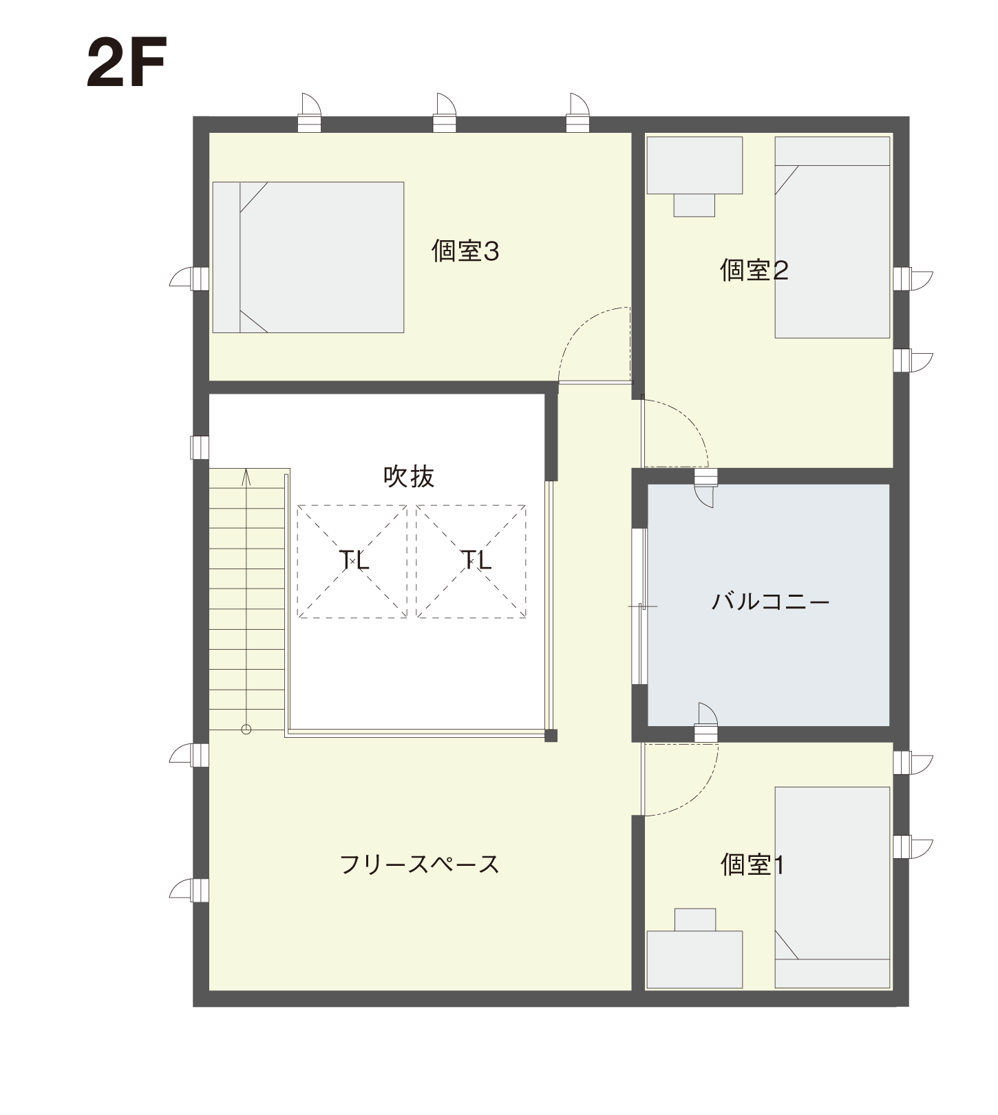 2階間取り図