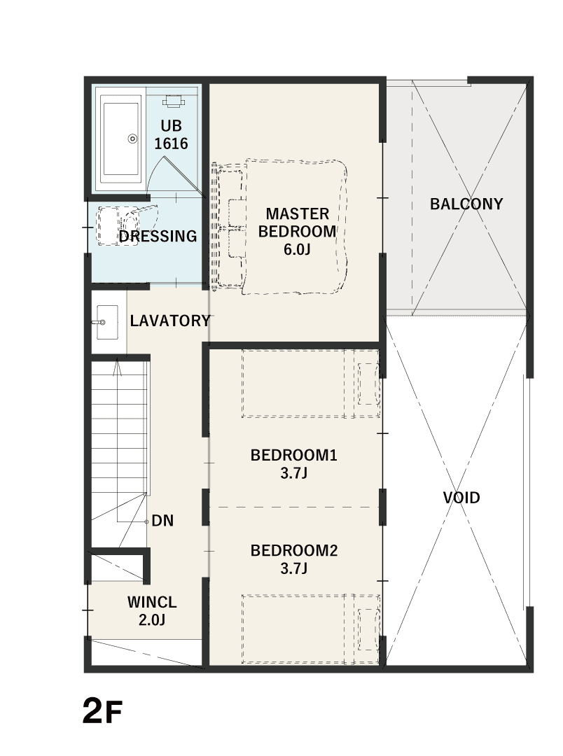 2階間取り図