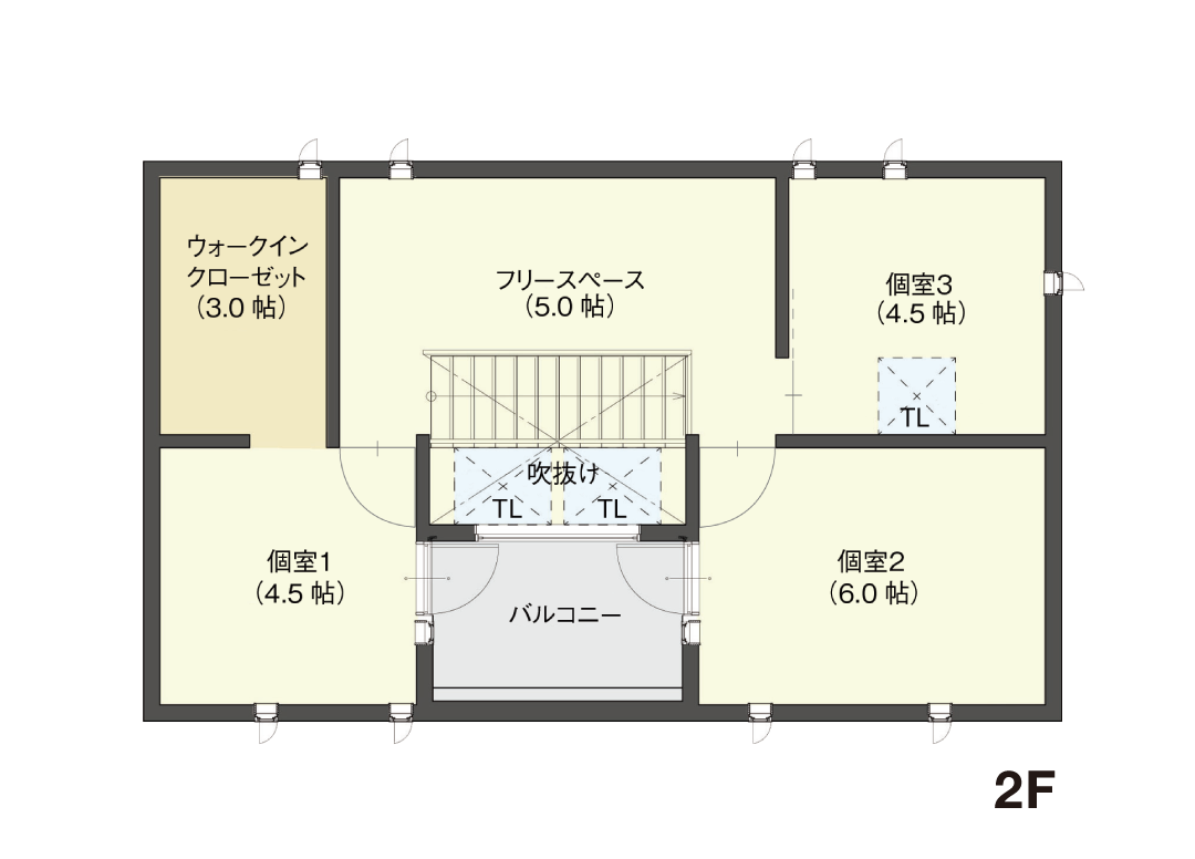 2階間取り図