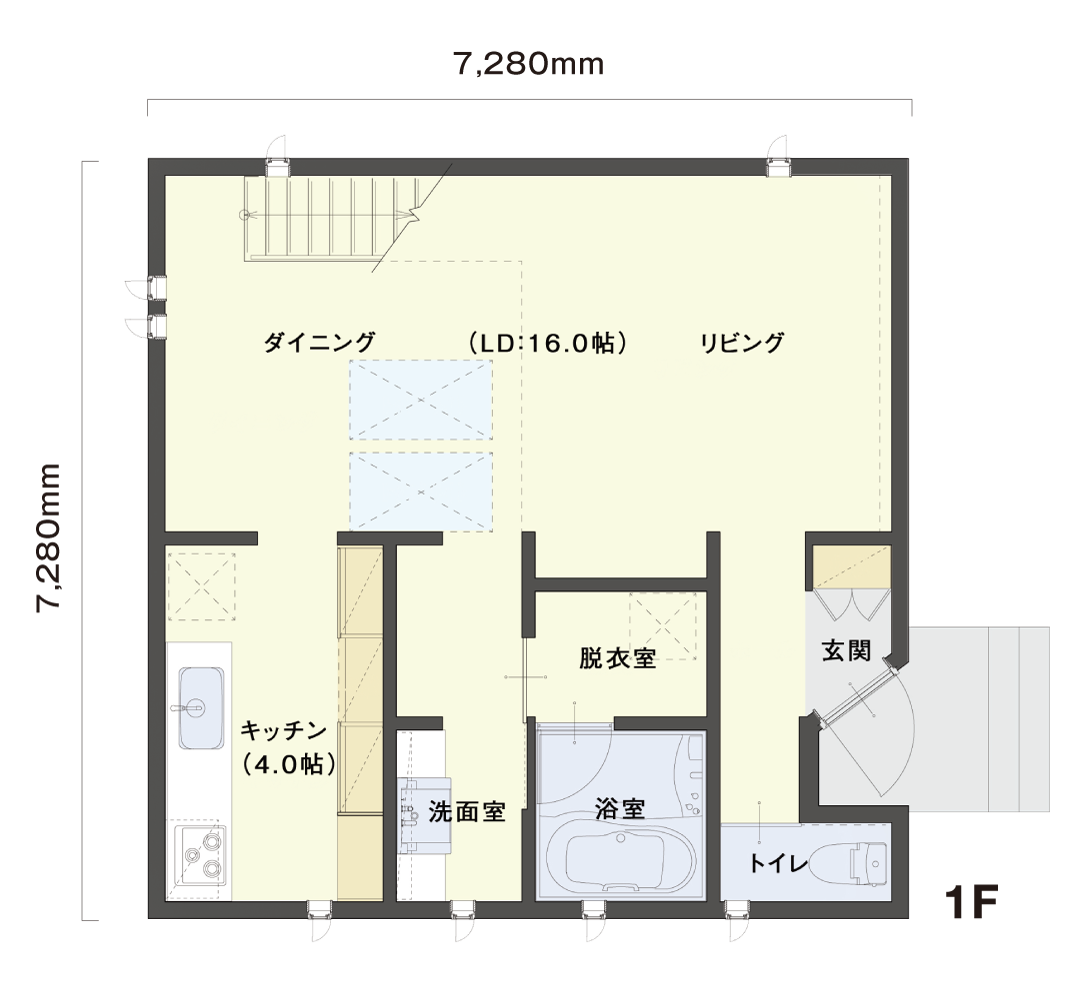 1階間取り図