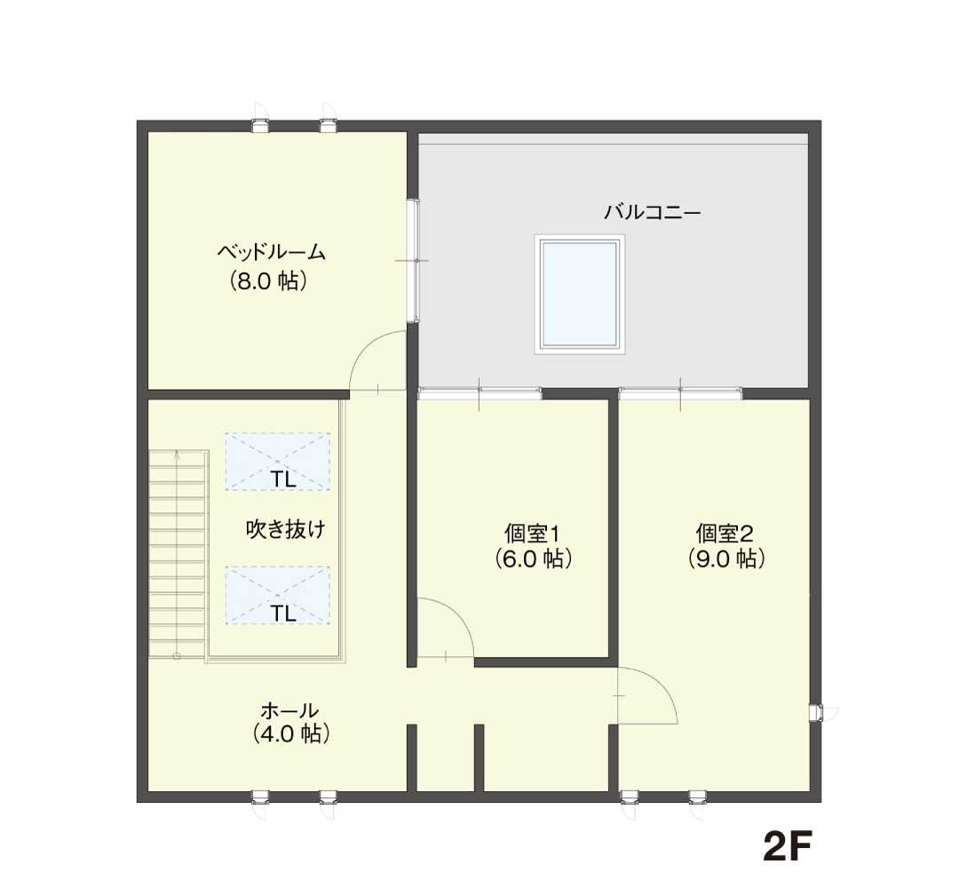 2階間取り図