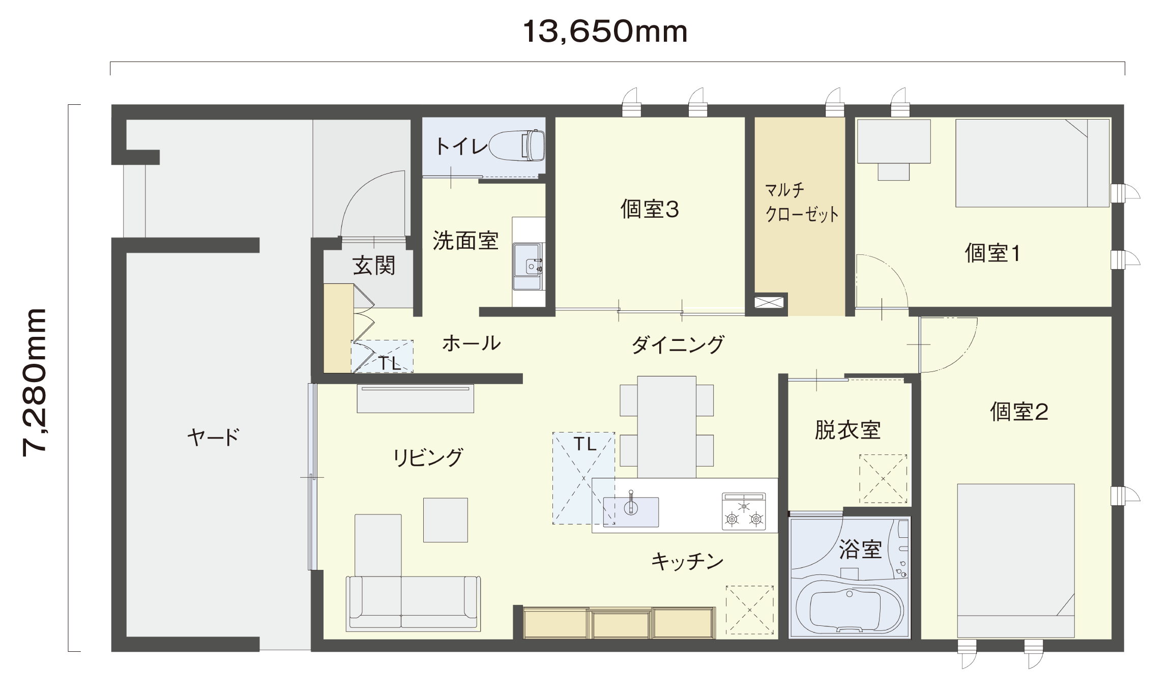1階間取り図