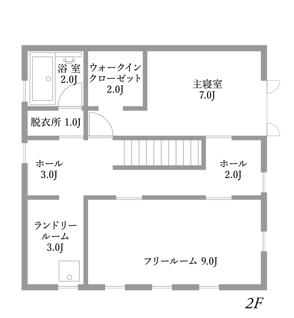 2階間取り図