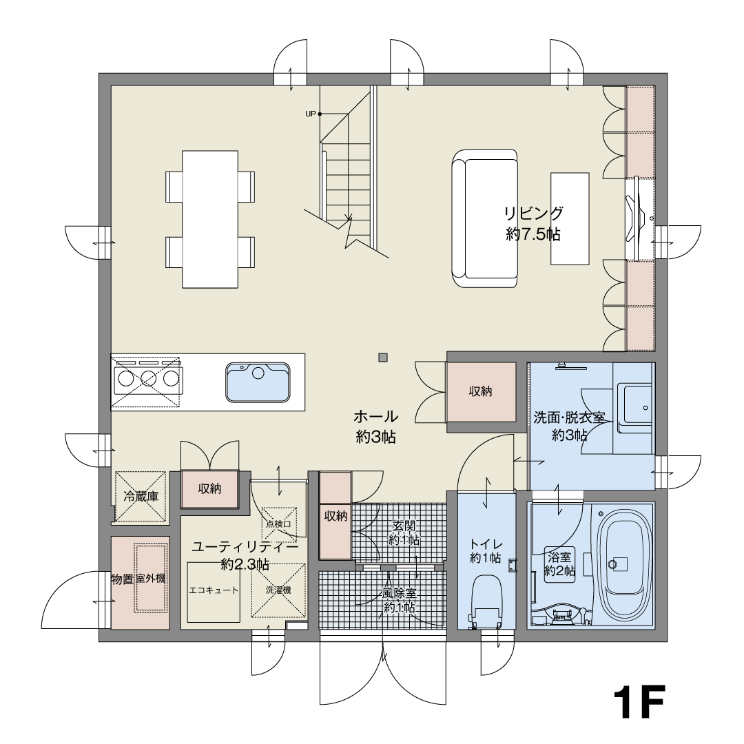 1階間取り図