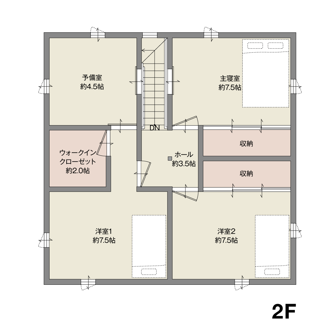 2階間取り図