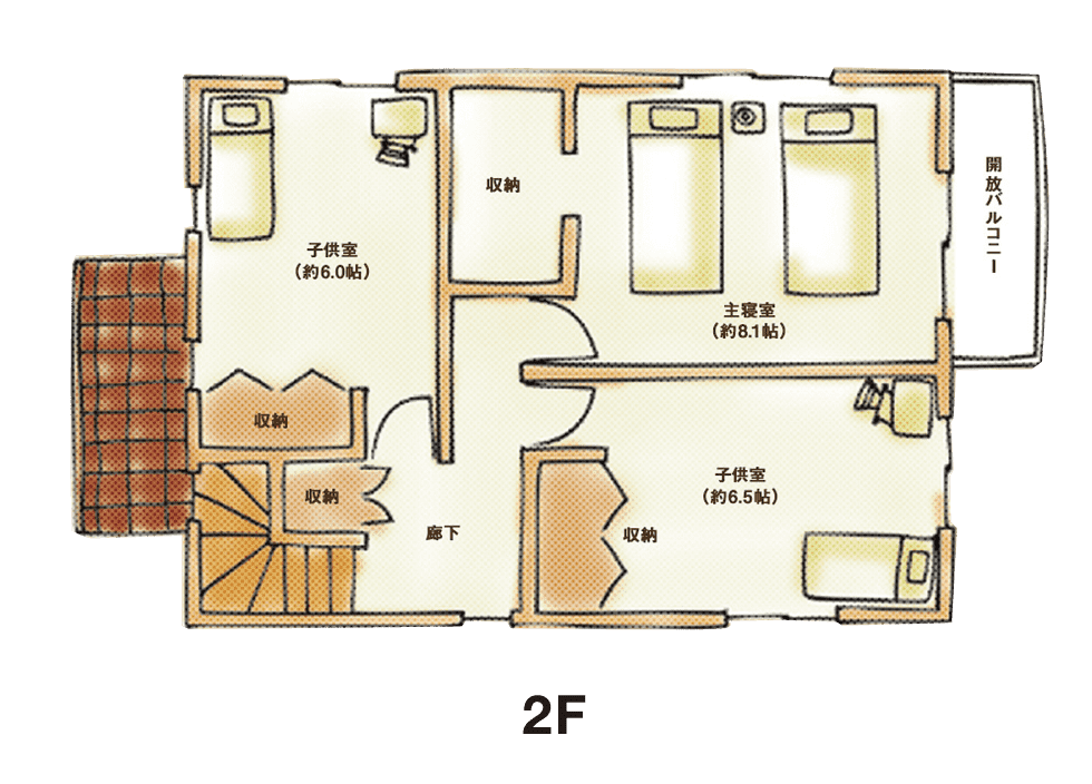 2階間取り図