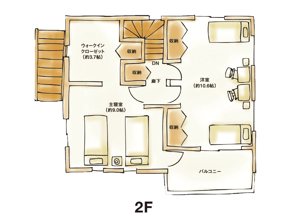 2階間取り図