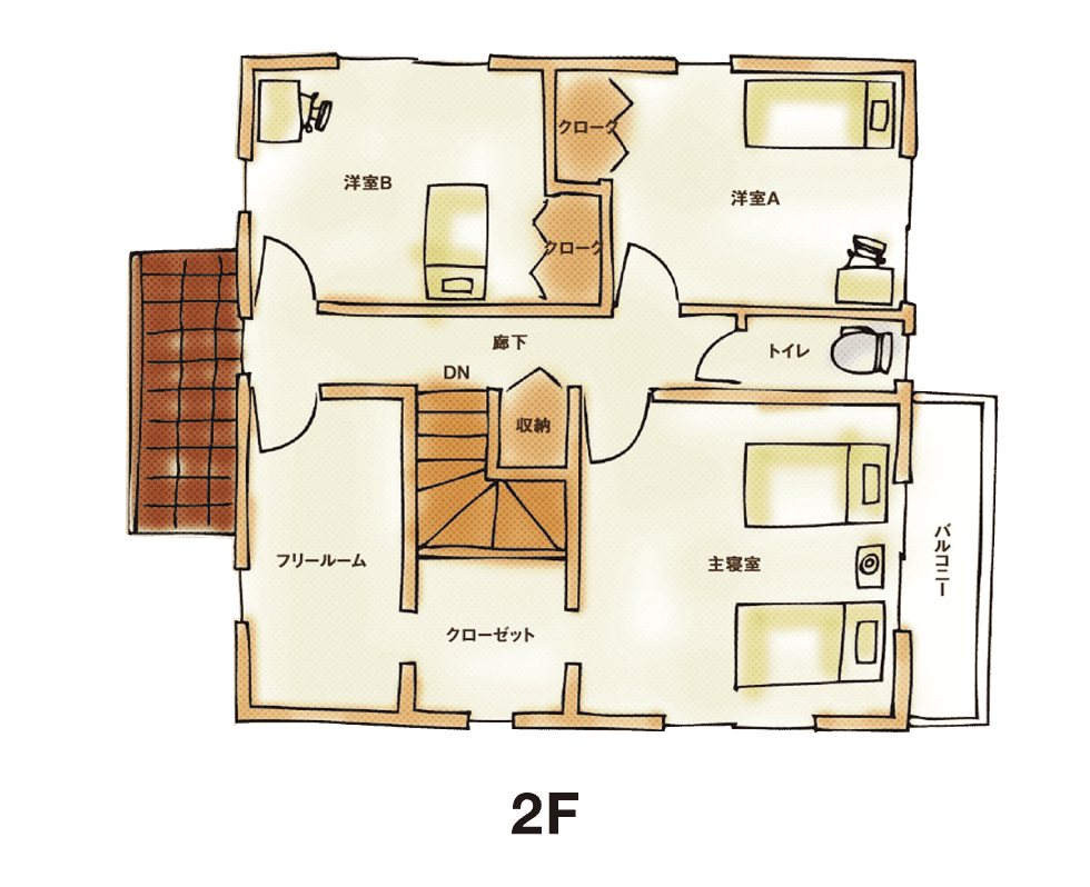 2階間取り図