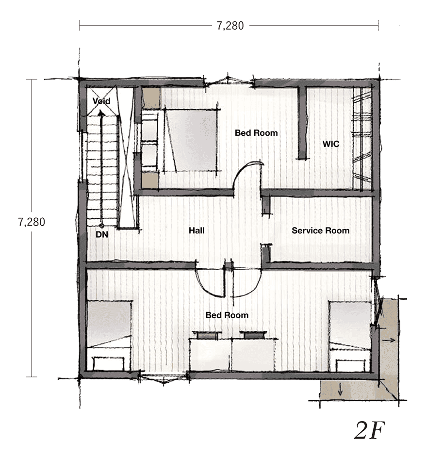 2階間取り図