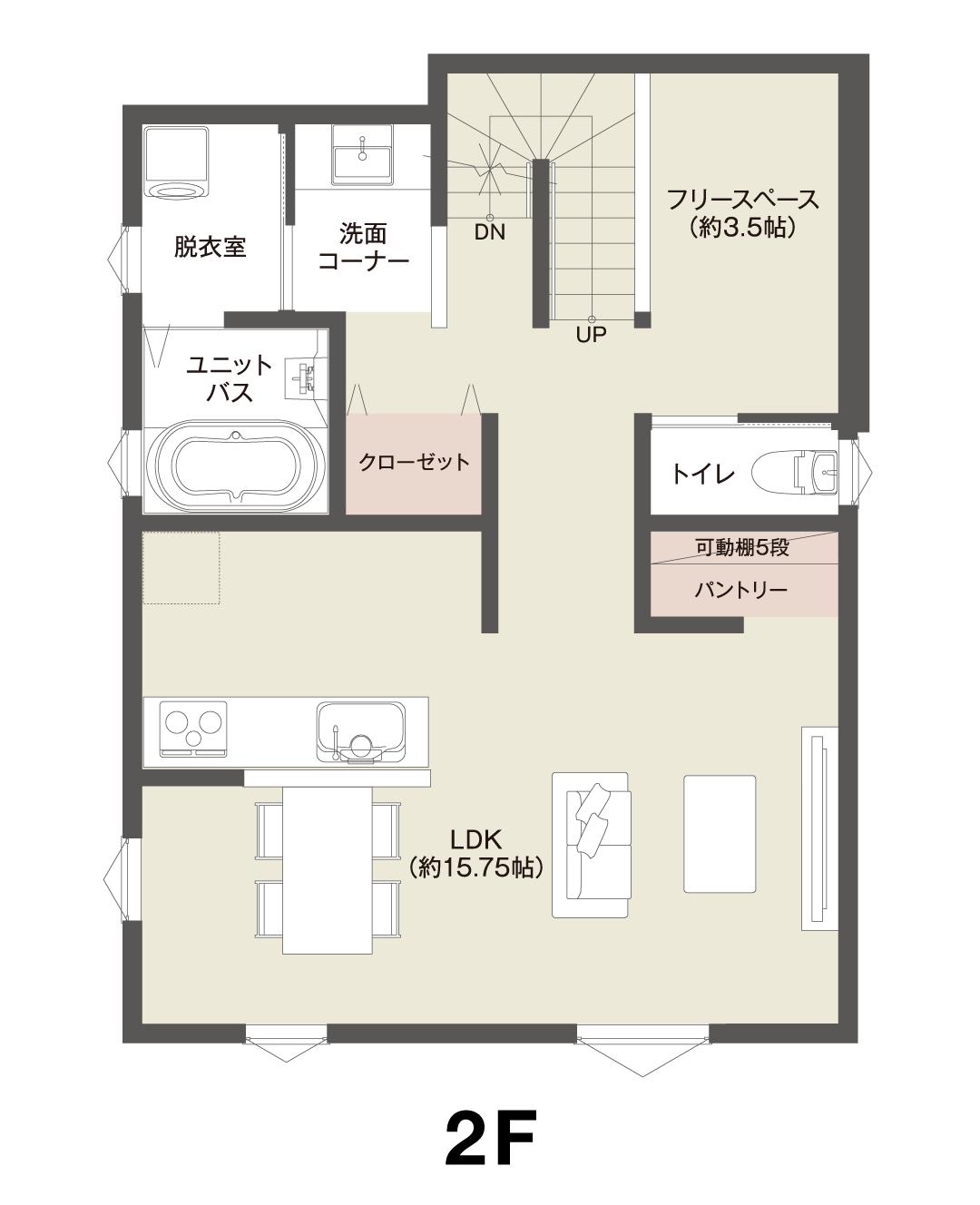 2階間取り図