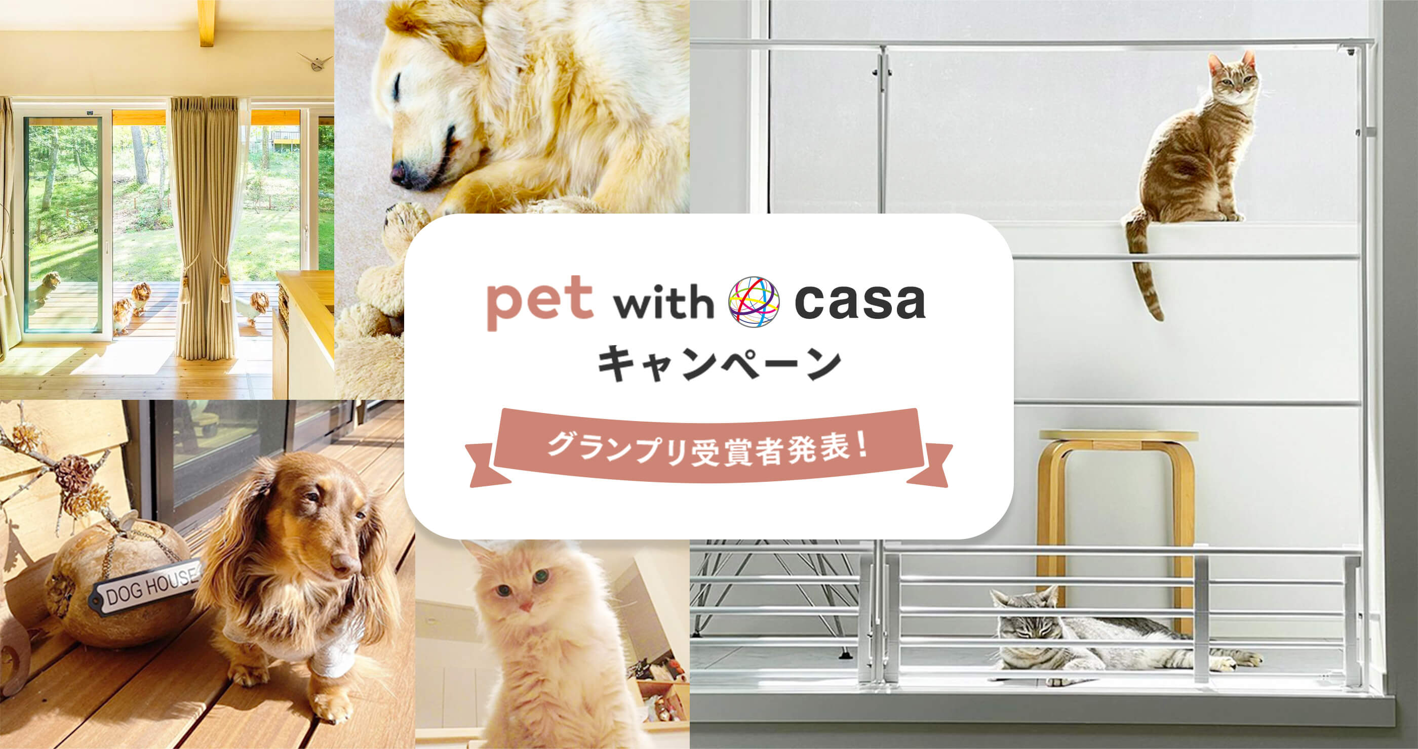 pet with casa キャンペーン グランプリ受賞者発表！